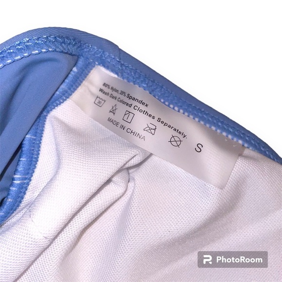 SHEIN Women’s Small Blue Ruffled Bathing Suit - Picture 7 of 8